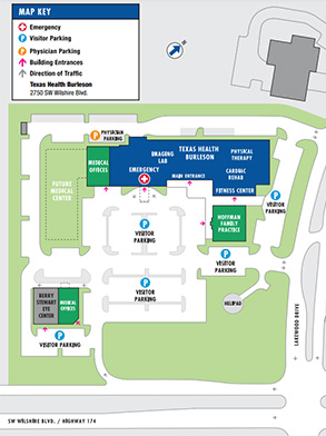 Texas Health Burleson Campus Map