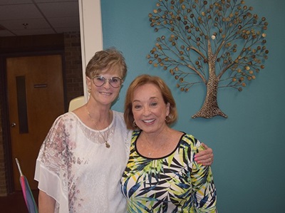 Cheryl Doggett with Patty Maggard