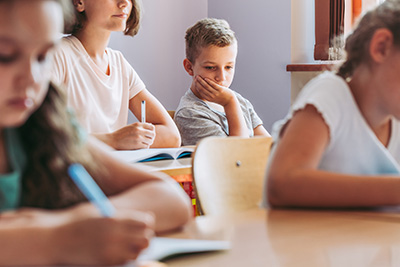 Kids in classroom