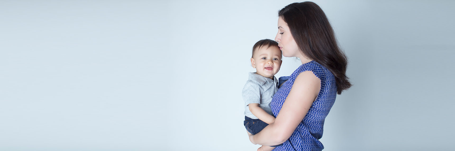 Mommy Kissing Toddler