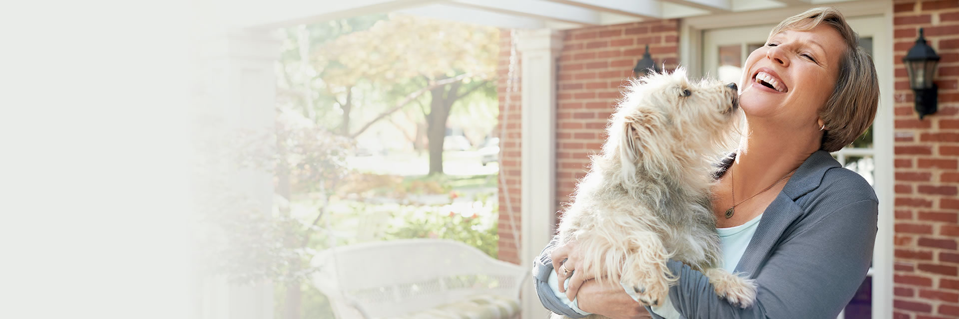 Woman with dog