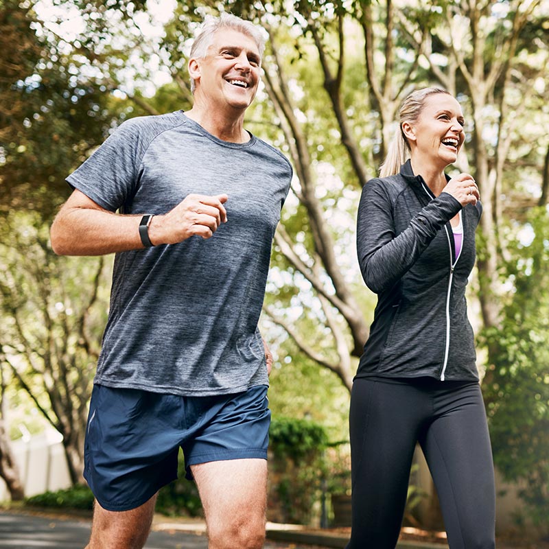 Couple Jogging